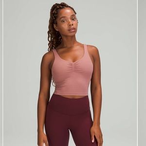 NWT Lululemon Gathered Front Align Tank Spiced Chai